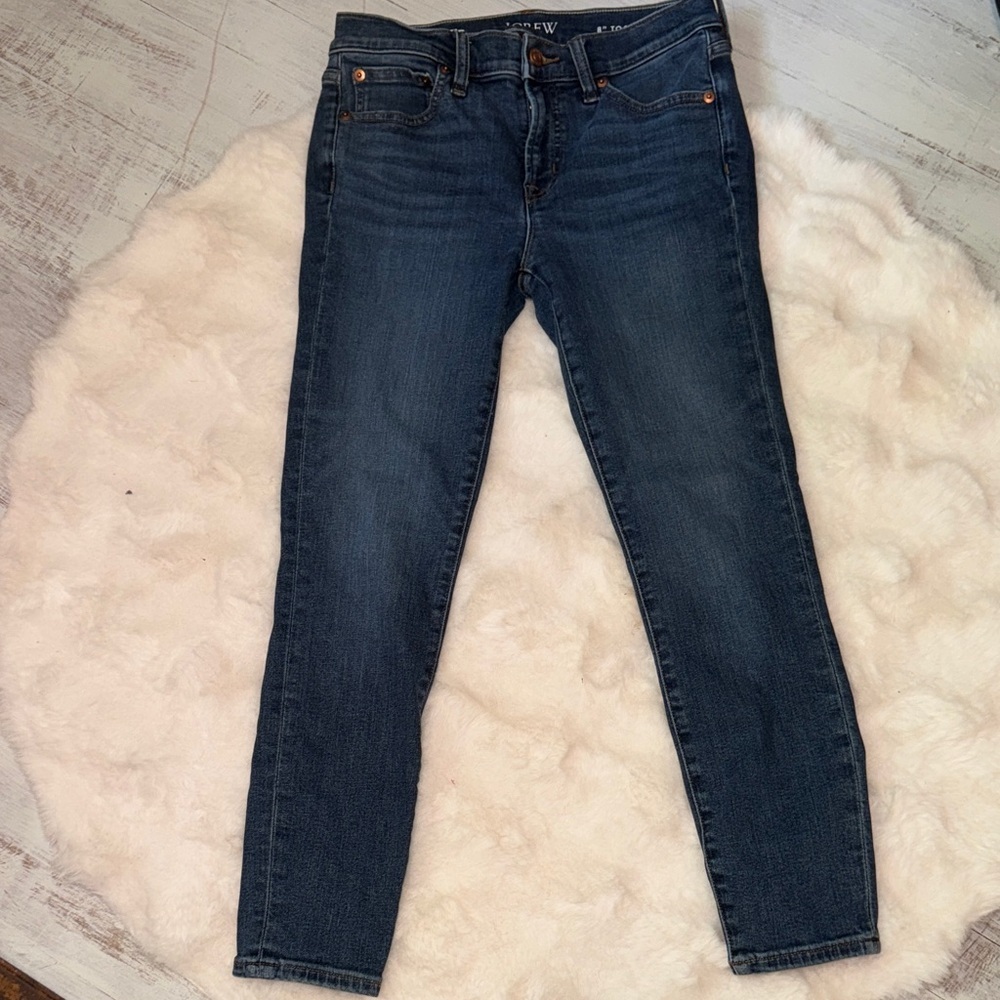 J. Crew Women’s Skinny Jeans - Dark Wash Blue